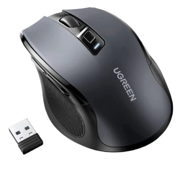 UGREEN 90545 Wireless Mouse, 2.4G with 5 Level DPI Setting 4000DPI 2.4G Ergonomic Silent Wireless Mice
