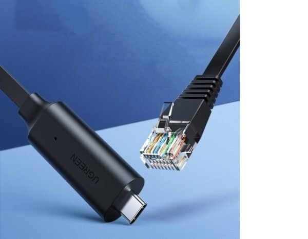 UGREEN 80186 USB-C TO RJ45 CONSOLE CABLE 1.5M