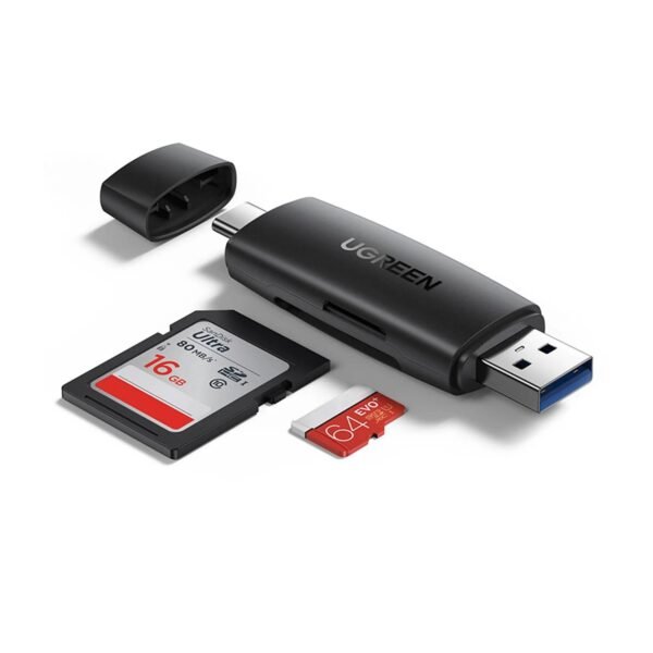 UGREEN 80191 USB-C&USB-A TO SD + TF 2-in-1 3.0 Card Reader OTG