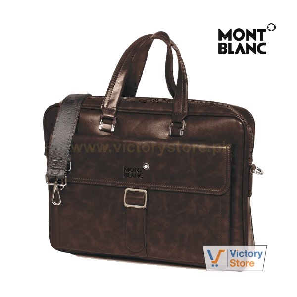 MontBlanc PU Leather Business Handbag 14/15 Inches 8020-1