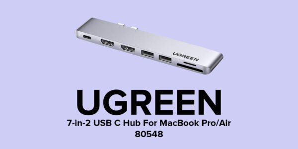 UGREEN 80548 (7in1) USB C Hub 4K Dual HDMI for MacBook