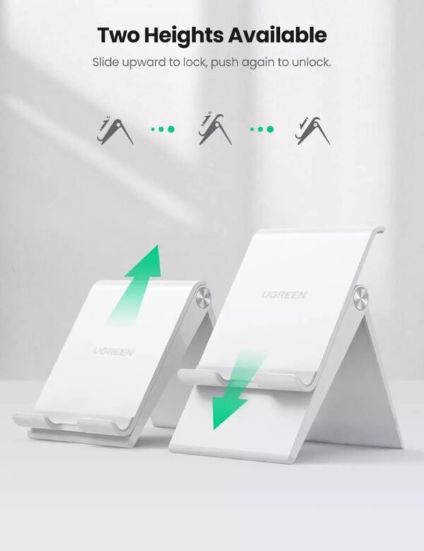 UGREEN 80704 ADJUSTABLE PORTABLE STAND WHITE
