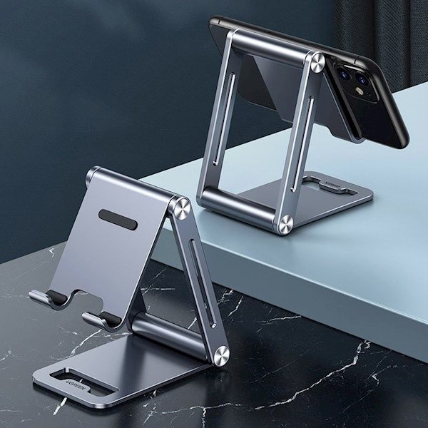 UGreen 80708 Phone Stand Adjustable Aluminum Mobile Phone Holder for Desk