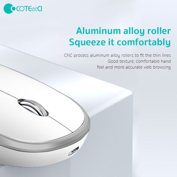 Coteci 84001-TS Universal Bluetooth+Wireless Mouse