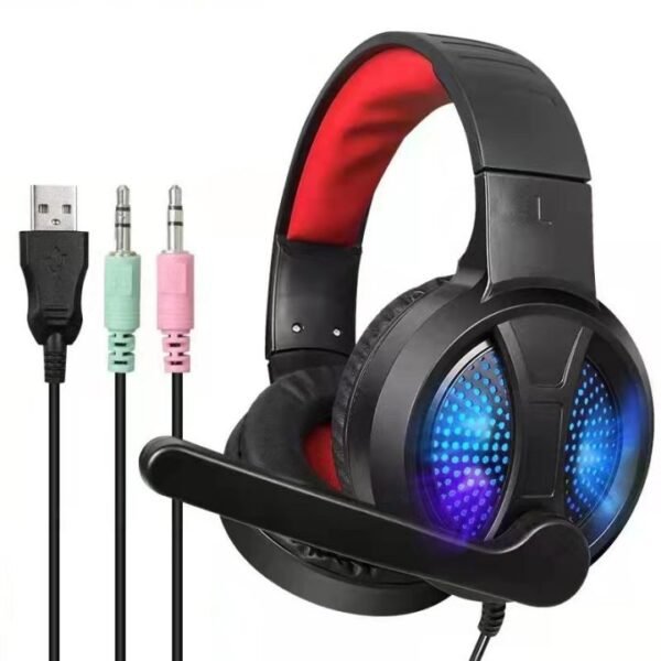 MISDE GAMING STERIO HEADSET  RGB LIGHT AND WITH MIC Model no A69
