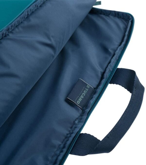 Tucano Minilux Sleeve Bag 15.6″ Blu Petrolio With Handle