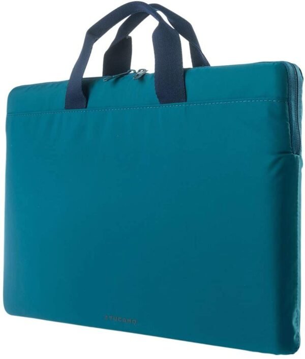 Tucano Minilux Sleeve Bag 15.6″ Blu Petrolio With Handle
