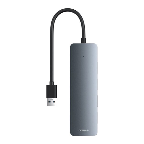 Baseus UltraJoy Series 4- Port HUB Lite 15cm Space Grey（USBA to USB3.0*4)
