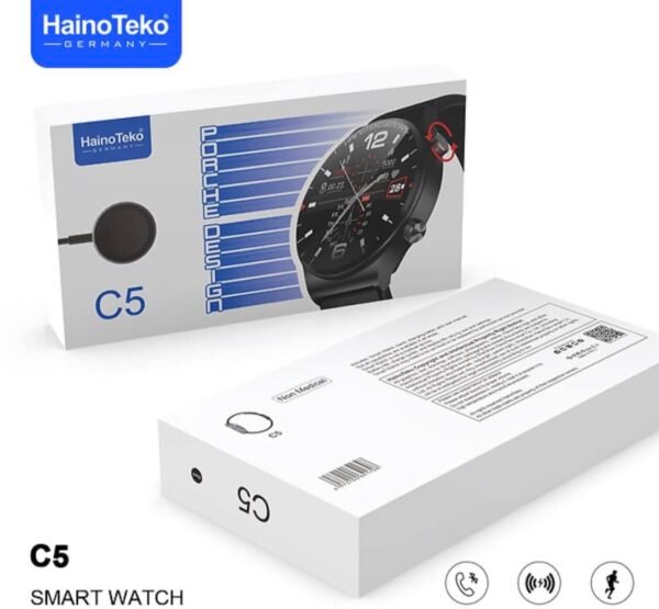 Haino Teko C5  Bluetooth Calling Smart Watch Black