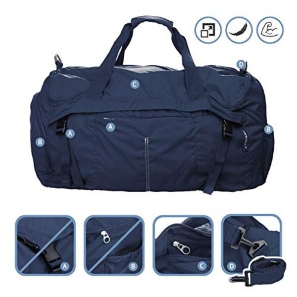 Tucano  Compatto Duffle Travel Bag Blue