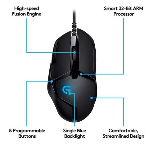 Logitech G402 Hyperion Fury USB Wired Gaming Mouse