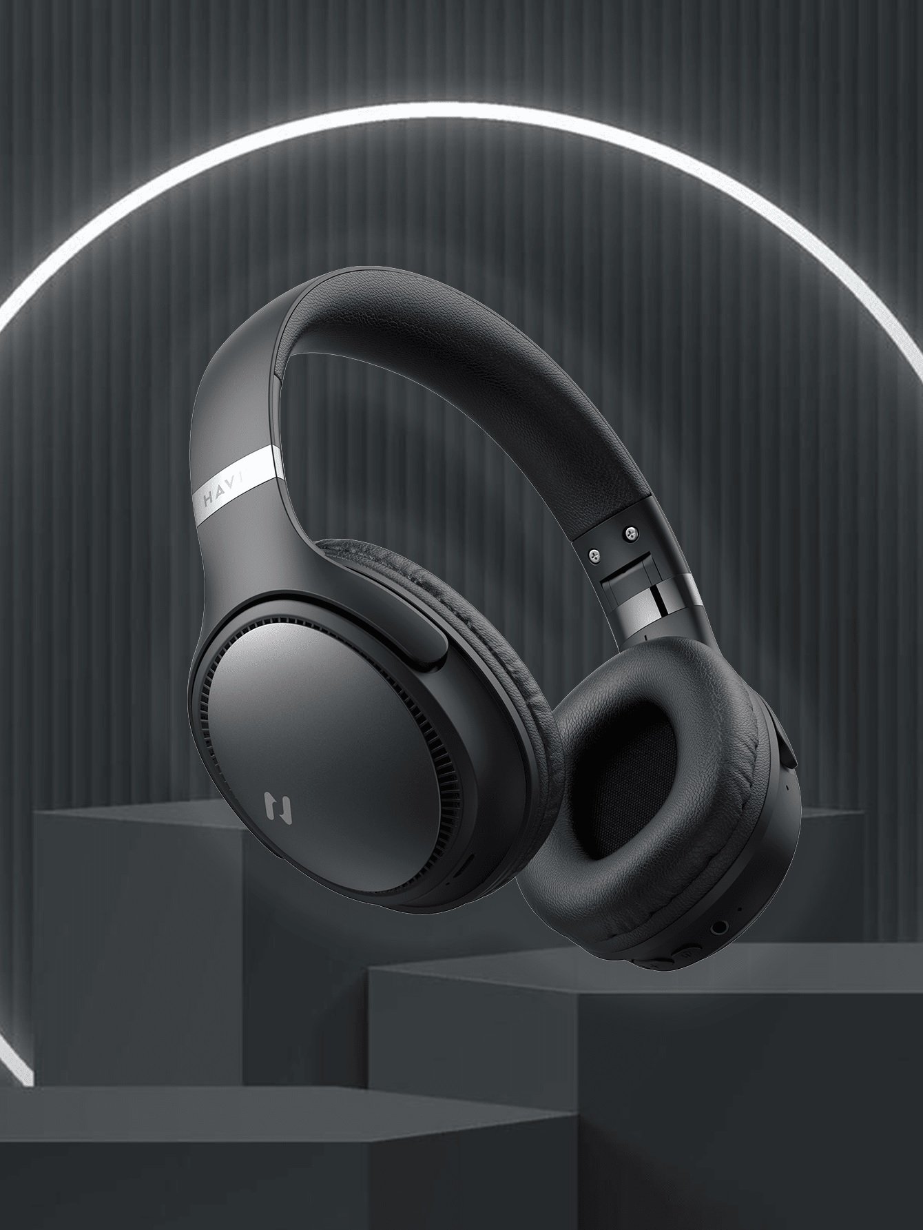 Havit H630BT Wireless Bluetooth V5.3 Over-ear Foldable Headset - havit, Black