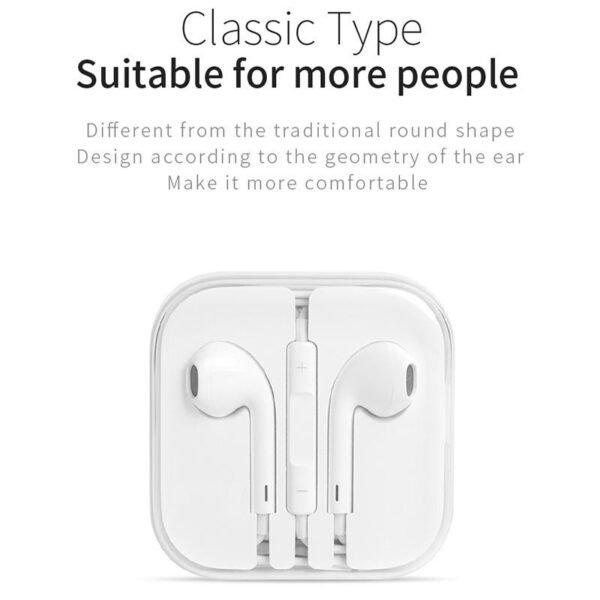 JOYROOM JR-EP1 3.5MM PLUG CLASSIC WIRE IN-EAR EARPHONE WHITE