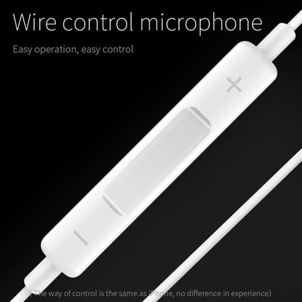 JOYROOM JR-EP1 3.5MM PLUG CLASSIC WIRE IN-EAR EARPHONE WHITE