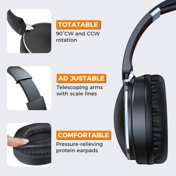 Joyroom JR-HL2 Foldable True Wireless Headphones Black
