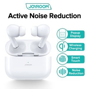 JOYROOM JR-T03S Pro ANC Noise Reduction Wireless Earbuds White