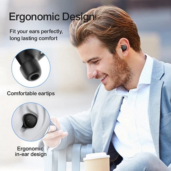 JOYROOM JR-TL1 Pro Waterproof IPX7 True Wireless TWS Bluetooth Earbuds Black