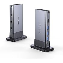 LENTION D53s 9in1 USB C Docking Station with 100W PD, 4K HDMI, Gigabit Ethernet, USB 3.0/2.0, Aux Adapter