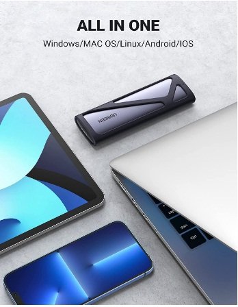 UGREEN 90264 M.2 NVME/SATA SSD Enclosure Adapter 10Gbps