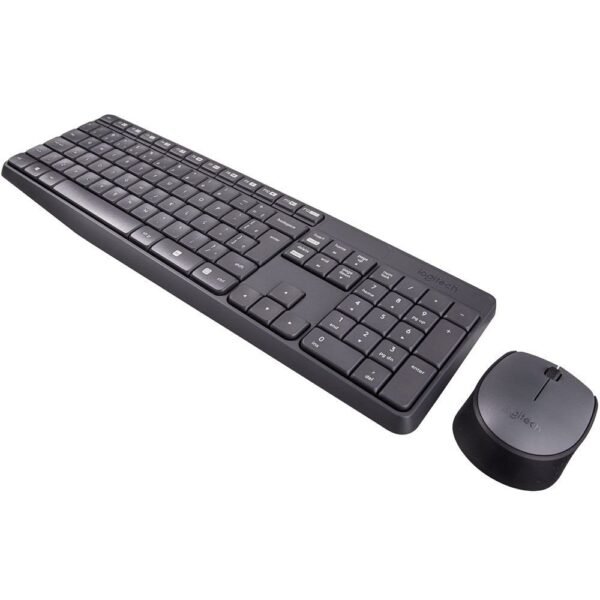 Logitech MK235 Wireless Keyboard and Mouse Combo Black