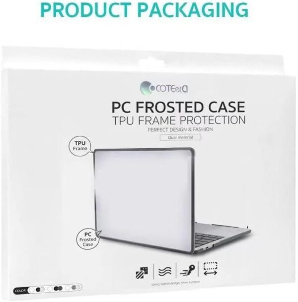 Coteci Tpu Frame+ PC Frosted Shell For Macbook 13.3 Air M1 2020 (A2337,A2179)