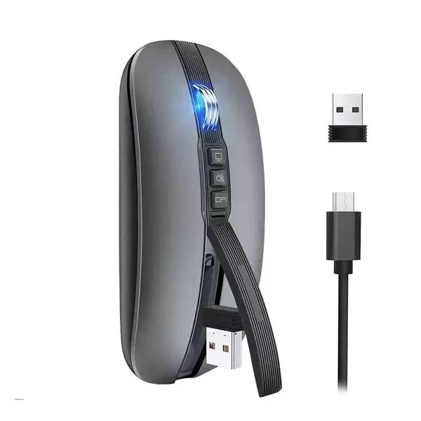 Coteci 84009-TS Dual Mode Bluetooth+Wireless Mouse Silent Ultra Thin