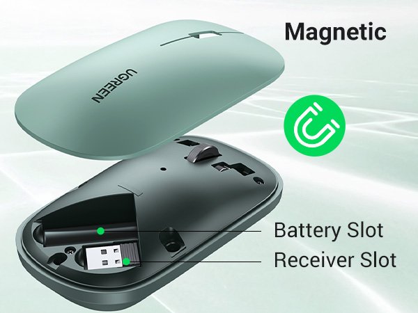 UGREEN 90373/90374 2.4G Wireless Mouse4000 DPI Wireless Mice