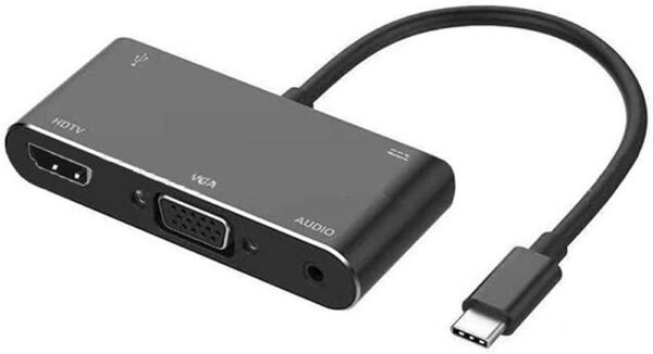 ONTEN OTN-9573S 5in1 Type-C To 4K HDMI / VGA / Audio / USB 3.0 / PD Hub
