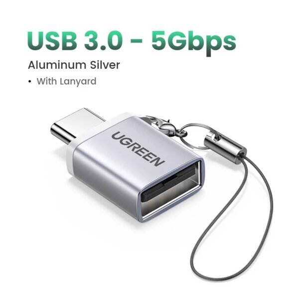 UGREEN 50283 USB C to USB 3.0 Adapter, Type C Male to USB Female OTG Adapter