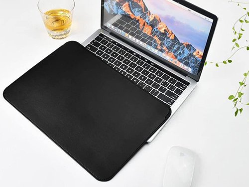 WIWU SKIN PRO PLATINUM WITH MICROFIBER LEATHER SLEEVE FOR MACBOOK