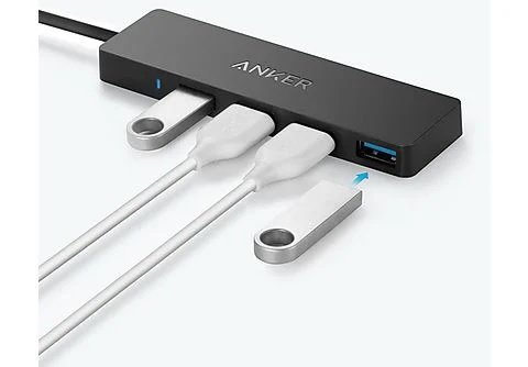 Anker Ultra Slim 4-Port USB 3.0 Data Hub (A7516) 60cm