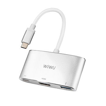 WIWU C2H 3 in 1, Type C+Hdmi+Usb 3.0