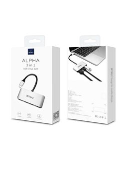 WIWU C2H 3 in 1, Type C+Hdmi+Usb 3.0