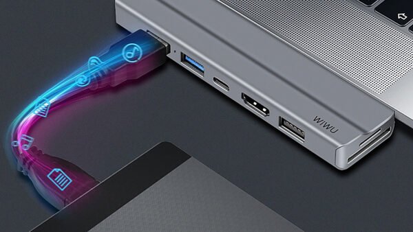 Wiwu USB C Hub for MacBook Pro USB 3.0