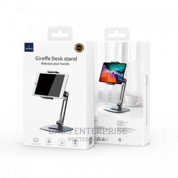 WIWU ZM302 Metal Desktop Stand for IPad 12.9 inch Tablet Adjustable Angle Stable Stand Holder