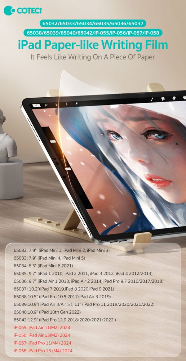 COTECi Three-fold Pen slot TPU Protective case for iPad