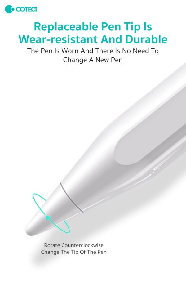 COTECi P6 stylus for iPad, Apple pencil Magnetic