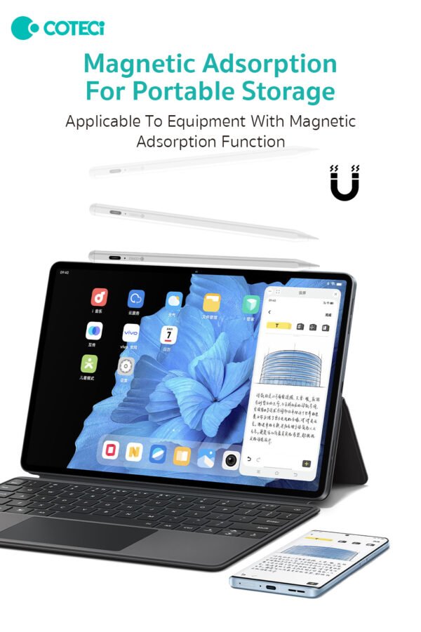COTECi P6 stylus for iPad, Apple pencil Magnetic