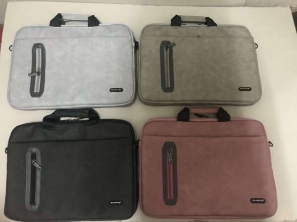 Sumffis SS-0336 Soft PVC PU Leather Material Laptop Bag 14 Inch