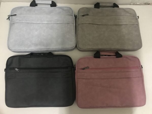 Sumffis SS-0336 Soft PVC PU Leather Material Laptop Bag 14 Inch