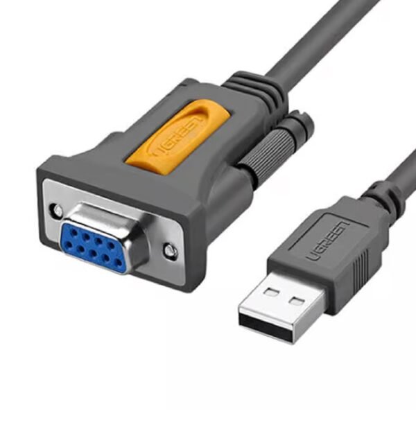 UGREEN 20201 USB TO DB9 RS-232 Female Adapter Cable 1.5M