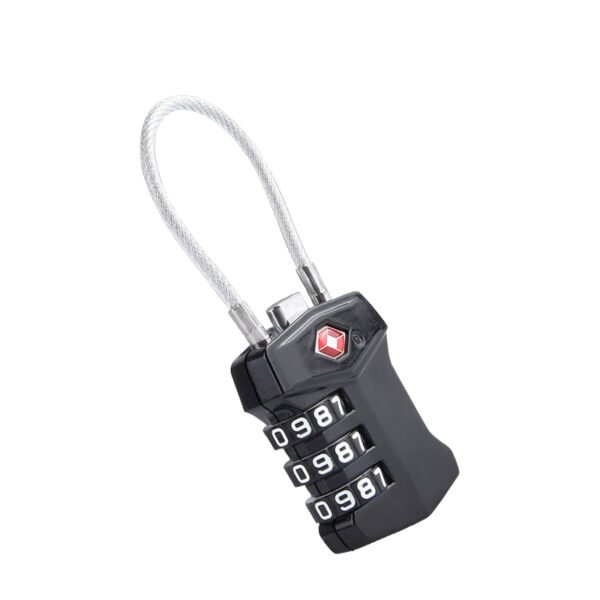 COTECi Zinc Alloy TSA Customs Combination Lock Steel-wire version