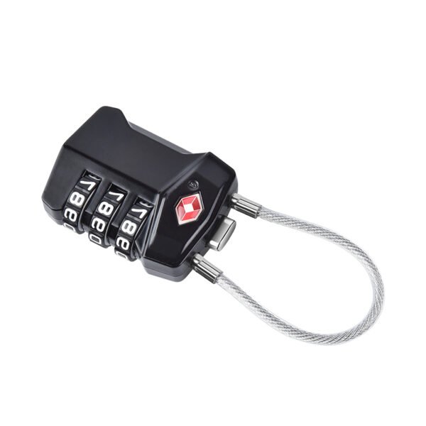 COTECi Zinc Alloy TSA Customs Combination Lock Steel-wire version