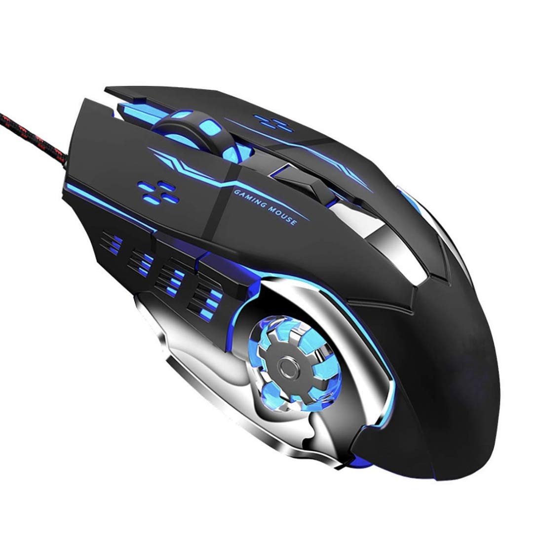 Microkingdom G501 Gaming Mouse Wired USB 2.0 RGB Mouse with 3200 DPI