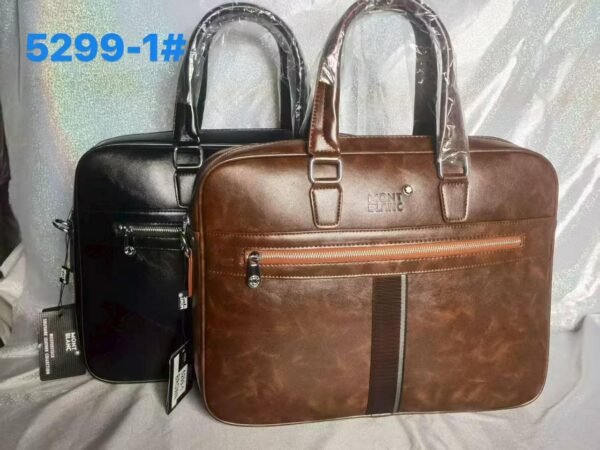 MontBlanc PU Leather Business Handbag 14/15 Inches 5299-1