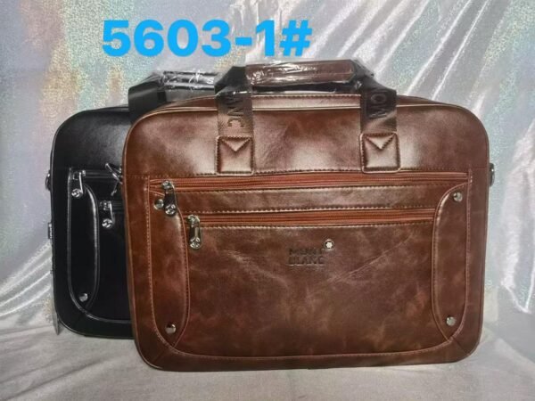 MontBlanc PU Leather Business Handbag 14/15 Inches 5603-1