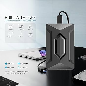 Vtech HDD/SDD Enclosure Usb-C 3.1, Usb 3.0 For 2.5 Sata