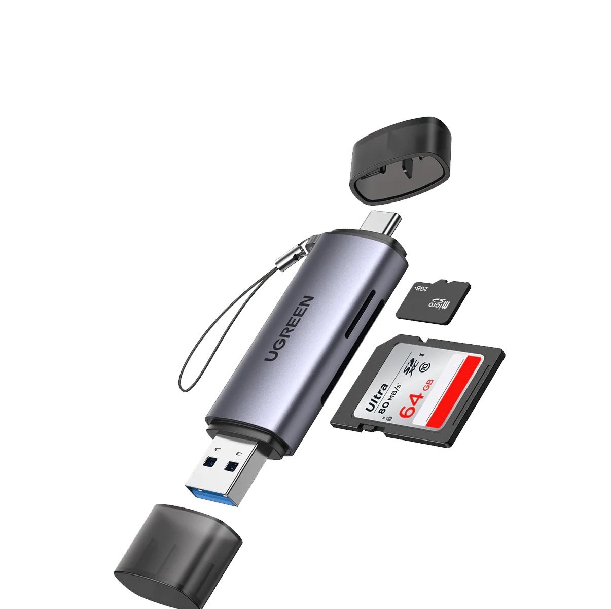 UGREEN 50706 SD Card Reader USB C USB 3.0 Micro SD Card Reader