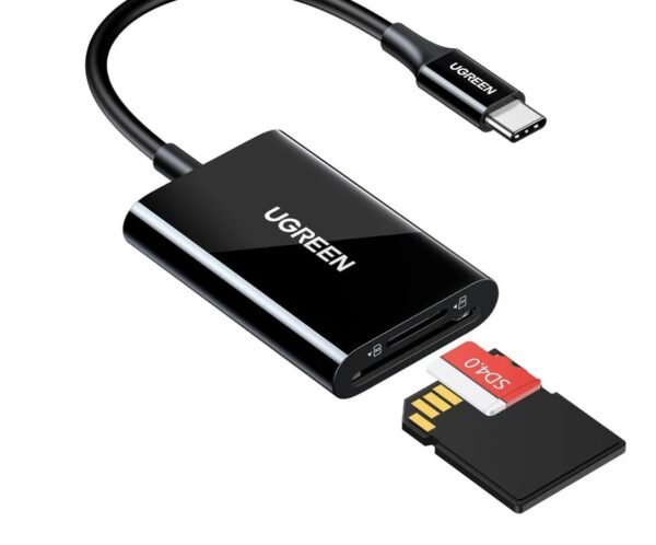 Ugreen 35622 2 in 1 USB C Card Reader