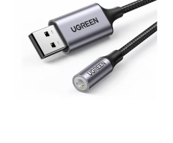 UGreen 30757 USB 2.0 to 3.5mm Audio Adapter Aluminum Alloy